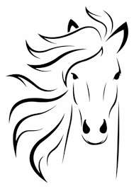 desenho para colorir de cavalo