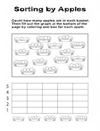 Sorting Apples Worksheet For Preschool And Kindergarten Counting Worksheets For Kindergarten Kindergarten Worksheets Printable Kindergarten Addition Worksheets