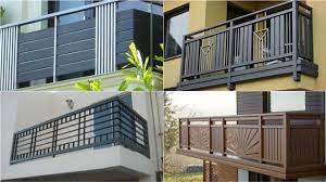 An unfinished wood deck rail can make for a great farmhouse porch when accented by wood and wicker furniture in similar tones. 100 Modern Balcony Grill Design 2021 Iron Railing Ideas Steel Railing For House Exterior Youtube