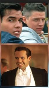 Mike and his stunt double Charlie Croughwell