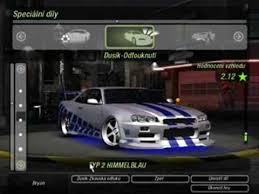 Nissan Skyline R34 Brian Oconner 2 Fast 2 Furious In Need For Speed Underground 2 Rip Paul Walker Nissan Skyline Nissan Skyline