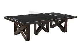 Barrington 18mm 2 Piece Indoor Fremont Collection Table Tennis Easy Assembly Brown Walmart Com Ping Pong Table Ping Pong Shuffleboard Table