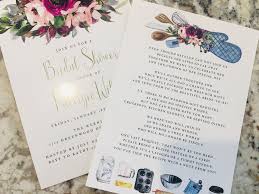 Long Distance Bridal Shower Bridal Shower Recipes Cards Wedding Shower Invitations Bridal Shower Rustic