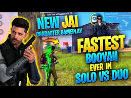 A new free fire character named jai may be coming to the battle royale soon. New Character Jai Hrithik Roshan Gameplay Fastest Booyah Ever In Solo Vs Duo Garena Free Fire Youtube