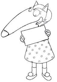 Etiquette Louve Coloriage Loup Loup Etiquette Loup