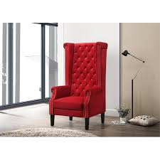 Shop red accent chairs in a variety of styles and designs to choose from for every budget. Cosmos Furniture Bollywood Transitional Style Red Accent Chair 3037rosbol