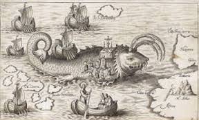 the evolution of sea monsters on medieval maps ancient origins