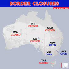 South Australia Border Map 9 News Adelaide - State Borders Are Currently Open For New South Wales,  Victoria And The Act, But South Australia And The Rest Of The Country Are  Standing Firm On Restrictions As