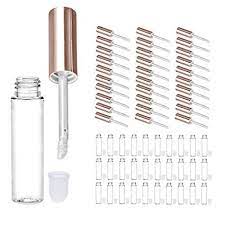 Amazon Com 30 Plastic Pet Lip Gloss Bottles 10ml Balm Container Clear Stopper Rose Gold Lot Health Personal C Lip Gloss Containers Lip Gloss Tubes The Balm