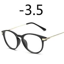 Brown Frame Myopia Glasses Fashion Black Finished Myopia Glasses Women Men 50 100 150 200 250 300 350 400 450 500 600 With Images Glasses Fashion Womens Glasses Black Women Fashion