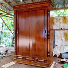 Harga lemari pakaian jati minimalis nashville yang kami jual kepada anda adalah harga produsen mebel langsung dari jepara. Lemari Pakaian Almari Baju Kayu Jati Minimalis Ukiran Modern Jujur Barokah Shopee Indonesia