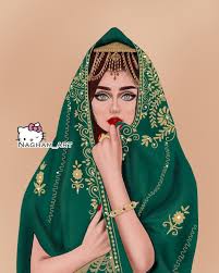 ليلة حناء Cute Girl Drawing Cute Couple Art Girly Art