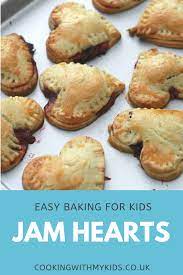 Jam Hearts Pastries Recipes Dessert Easy Pastry Recipes Easy Baking For Kids