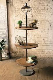 Kalalou Three Tier Display Floor Lamp Lamps Living Room Diy Floor Lamp Farmhouse Floor Lamps