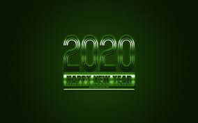 تحميل خلفيات سنة جديدة سعيدة عام 2020 الأخضر 2020 الخلفية الأخضر
