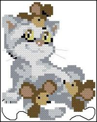 Turning artwork into cross stitch patterns using macstitch/winstitch cross stitch software. Free Cross Stitch Patterns For Beginners Cat And Mouse Free Cross Stitch Patterns