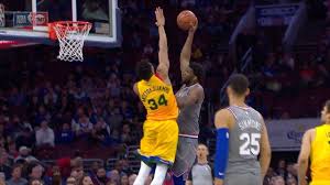 Complete bio, stats, news, and videos about giannis antetokounmpo, forward for the milwaukee bucks. Giannis Antetokounmpo Blocks Joel Embiid At The Rim April 4 2019 Youtube
