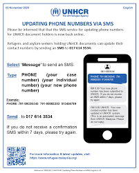 But only one kind of number having 10 digit number after country calling code while others is 9 digit. Updating Phone Numbers Via Sms Refugee Malaysia