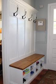 These wall mounted benches are perfect for a mudroom or locker room. Mud Room Coat Rack And Bench 13 Steps With Pictures Instructables