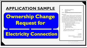 Sample letter format to bank requesting change of address. Application Format For Ownership Change Of Electricity Connection Update Name In Electricity Bill Youtube