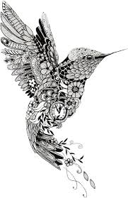 Download Tattoo Henna Mehndi Mandala Bird Hummingbird Clipart Png Free Freepngclipart In 2020 Geometric Hummingbird Tattoo Tattoos Body Art Tattoos