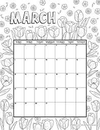 In the collection you will find templates of various styles and formats that are convenient and useful. March 2021 Printable Calendar Page Woo Jr Kids Activities