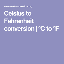 Celsius To Fahrenheit Conversion ºc To ºf Conversation Student Resources Baking Tips