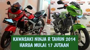 Ninja 150 r bekas termasuk motor langka lah di showroom, karena kami. Harga Motor Bekas Kawasaki Ninja R Tahun 2014 Harga Mulai 17 Jutaan Youtube