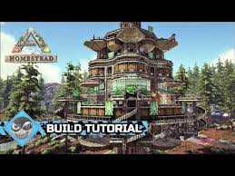 Ark Survival Evolved How To Build A Treehouse Homestead Build Tutorial No Mods Yo Building A Treehouse Ark Survival Evolved Ark Survival Evolved Bases