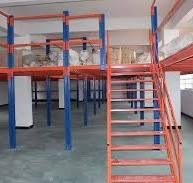 Medium Duty Attic Floor Storage Rack /Steel Storage Mezzanine Floor  Rack/Pallet Rack