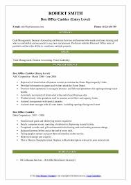 This position oversees accounts receivable coordinators at this level. Box Office Cashier Resume Samples Qwikresume