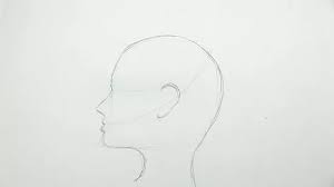Draw a line with a curve at the end and then a line going upwards for the face. How To Draw A Human Head 13 Steps With Pictures Wikihow