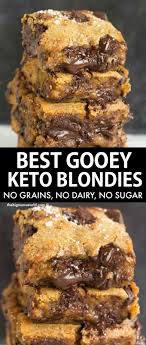 Keto ice cream & frozen dessert recipes. Best Ever Keto Blondies No Sugar The Big Man S World Recipe Keto Dessert Recipes Dairy Free Keto Recipes Keto Dessert Easy