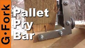 It is a simple welding project that beginners can handle and it can be. Diy Pallet Pry Bar Gardenfork Youtube
