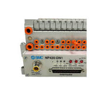 AMAT 4060-00337 SMC SOLENOID 16- SLOT PNEUMATIC MANIFOLD NP420-DN1