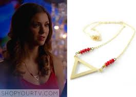 Sur cette page, vous avez la possibilité de voir see saison 1 épisode 1 en streaming gratuit français. The Vampire Diaries Season 6 Episode 16 Elena S Golden Triangle Necklace Shop Your Tv