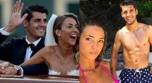 The chelsea striker and his wife have now become parents as the italian model gave birth to twin sons leonardo and alessandro this weekend. Morata S Wife Alice Campello Takes Major U Turn After Hinting At Man Utd Move