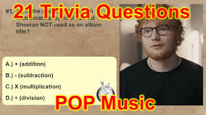 Average, 10 qns, triviaballer, feb 17 16. 21 Pop Music Quiz Trivia Questions Fun Quiz Questions Youtube