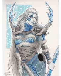 Fan Art Of Skadi Goddess Of Winter From Smite Art Fanart Colorpencil Sketchbook Sketch Drawing Smite Artis Art Concept Art Characters Norse Goddess