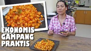 Goreng hingga kering kentang yang telah diiris tipis, sisihkan. Resep Kentang Balado Youtube