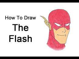 How to draw the flash for kids. How To Draw The Flash Justice League Youtube
