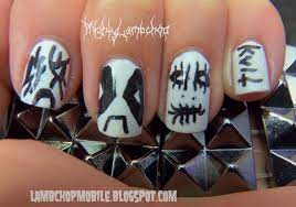 Heavy Metal Fingernails Google Search Nail Art Painted Nail Art Metal Nails