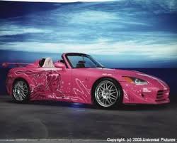 Honda S2000 Suki S Car From 2 Fast 2 Furious Dream Cars Pink Car Cars Movie