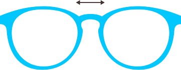 how to measure your eyeglass frames size infographic zenni