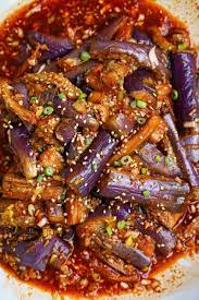 Korean Spicy Garlic Eggplant Recipe Video Seonkyoung Longest Recipe Eggplant Recipes Spicy Recipes Eggplant Dishes