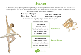 Stanza is first recorded in english at the end of the 16th century, borrowed from italian. What Is A Stanza Answered Twinkl Teaching Wiki