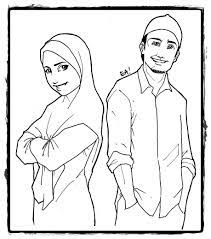 √215+ gambar kartun muslimah cantik, lucu dan bercadar hd. 15 Trend Terbaru Gambar Sketsa Kartun Muslimah Berpasangan Tea And Lead