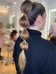 23 Trendy Bubble Ponytail Hairstyles To Try In 2020 Stayglam Bubble Ponytail Ponytail Hairstyles Bubble Ponytail Hairstyles