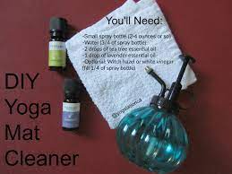 Dip a clean rag in the liquid and ring it out to remove excess moisture. Diy Yoga Mat Cleaner Yogatationca