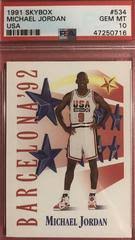 1984 usa olympic basketball michael jordan #nno michael jordan. Michael Jordan Usa 534 Prices 1991 Skybox Basketball Cards